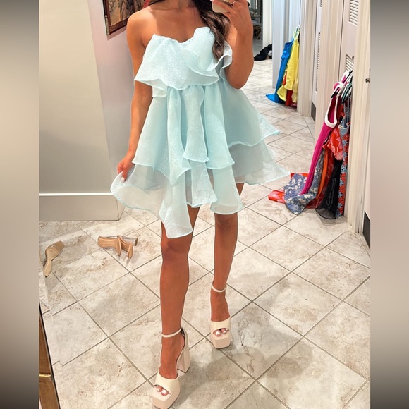 NWT These Three Boutique light blue dress - Picture 1 of 1